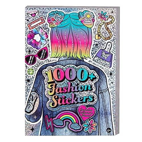 Libro de Pegatinas de Moda Fashion Angels Más de 1000 pegatinas y 5 páginas coleccionables