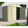 thumbnail image 2 of Duramax Building Products 10.5 x 2.75 ft. SidePro Plastic Vinyl Storage Shed with Foundation, 2 of 12