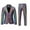 Multi-color, variant on Men Suits Casual Slim Fit Blazer Pants Long Sleeve Rainbow Plaid Two Piece Single Two Buttons Jacket Suit Pants Men Sets for Wedding, Party, Business