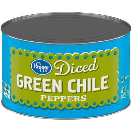 Kroger Diced Green Chile Peppers 4 oz – Pack of 1 Kroger Diced Green Chile Peppers 4 oz – Pack of 1