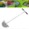 thumbnail image 5 of Manual Lawn Edger with Saw Tooth Blade Half Moon Edger Lawn Tool with T Grip Handle for Cleaning Edges Along Sidewalks, 5 of 5