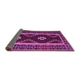 thumbnail image 2 of Ahgly Company Indoor Round Oriental Purple Traditional Area Rugs, 5' Round, 2 of 4
