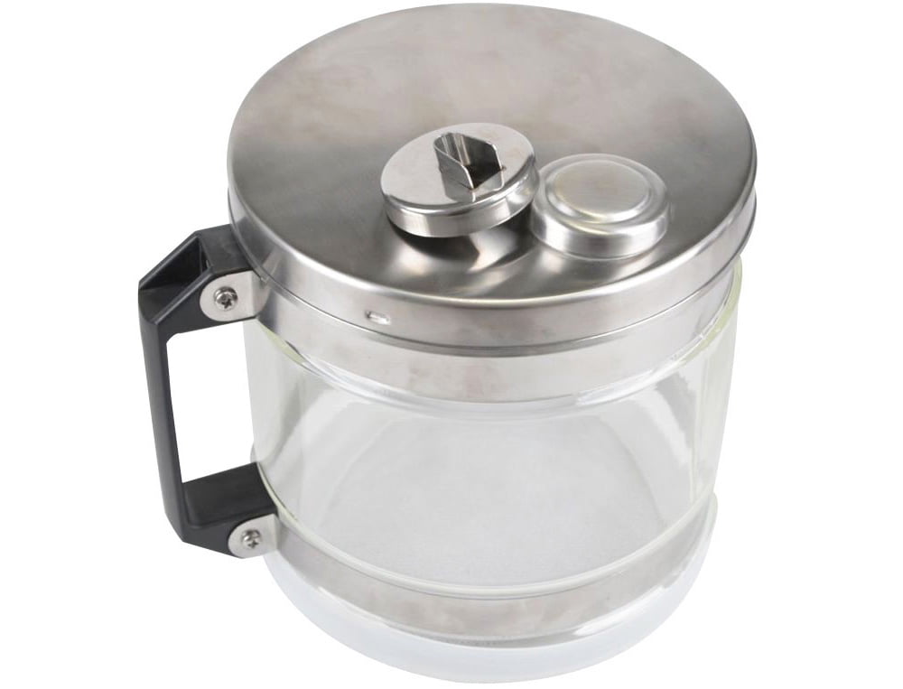 4L/1Gal Water Distiller Distiller Water Machin Water Purifier Stainless Steel with Glass Collection Jar 110V
