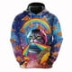 thumbnail image 2 of Sudadera con capucha con estampado 3D de gato arcoíris y galaxia para hombre, ropa con diseño de dibujos animados, sudaderas de gatos, ropa de calle masculina de hip hop, sudadera con capucha con taco, 2 of 4