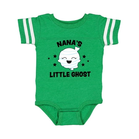 

Inktastic Cute Nana s Little Ghost with Stars Gift Baby Girl Bodysuit