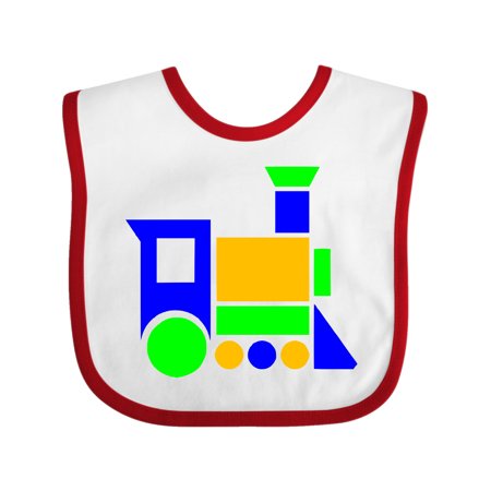 

Inktastic Cute Colorful Train Gift Baby Boy or Baby Girl Bib