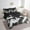Black White 02, variant on Erosebridal Ocean Wave Bed in a Bag Twin size, Japanese Style Bedding Twin Size, Red Blossoms Flower Reversible Comforter Sets with Sheets, Microfiber Bedroom Decoration, 7pcs