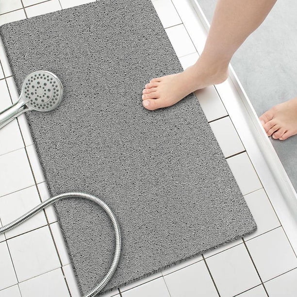 Alfombra de ducha SONGZIMING antideslizante de PVC para baño, 82 x 43 cm