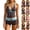 Blue, variant on Swimsuit for Women Y2k Vintage Beach Swimsuit 2000s Vacation Going Out Outfits Summer 2 Pieces Floral Bikini Sets Women Pink XL