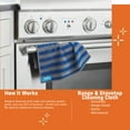 thumbnail image 4 of E-Cloth Range & Stovetop Cleaning Kit Contains Effective Streak-Free Microfiber Cleaning and Polishing Cloths, 2 Pack, 4 of 8
