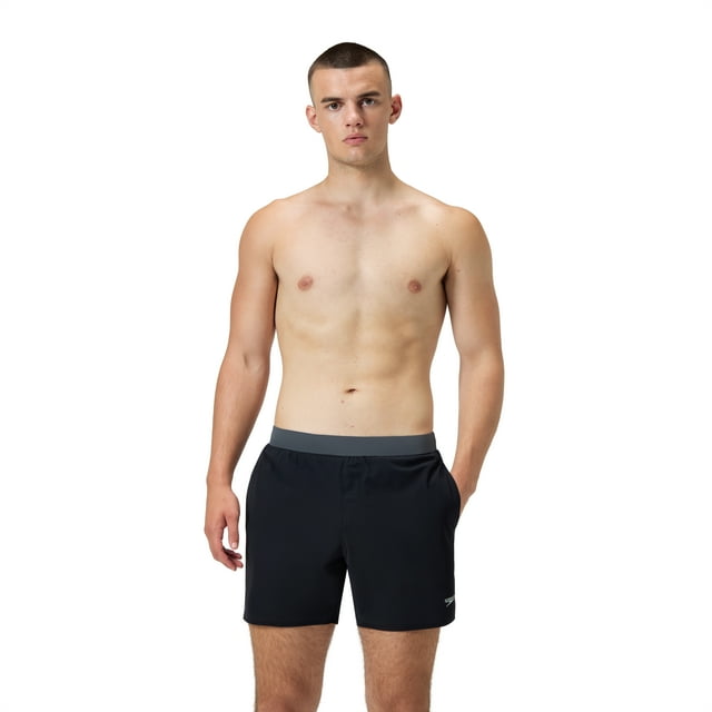 Speedo Short de Bain Homme Adulte 'The Lookout Volley' 16 Pouces - Anthracite, Taille : L