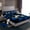 Black Blue, variant on Feelyou 3D Gothic Skull Full Size Sheets for Couple, Romantic Red Rose Bed Sheets, Happy Valentine's Day Sheet Sets, Luxury Bedroom Decor, 4 Pieces