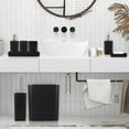 thumbnail image 3 of AOOOWER 6Piece Bathroom Organise Set with Toothbrush Cup Hydraulic Cup Trash Can Brush Durability Construction, 3 of 15