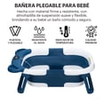 thumbnail image 2 of Bañera Para Bebe Con Cojin Plegable Tina de Baño para Bebe Bañera para Bebés y Niños Pequeños Plegable Portatil con Medidor Digital de Temperatura Tamaño Infantil, 2 of 6
