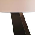thumbnail image 2 of Obelisk Table Lamp - Chestnut Wood Linen Shade On/Off Switch, 2 of 10