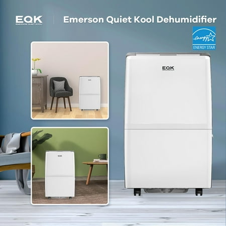 Emerson Quiet Kool - 50 Pint Dehumidifier - White