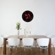 thumbnail image 4 of Reloj de pared redondo divertido y picante con pimientos rojos - Reloj de pared silencioso de 10 pulgadas que no hace tictac - Estilo rústico retro campestre decorativo para sala de estar, cocina,, 4 of 7