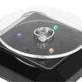 thumbnail image 4 of Présentoir solaire rotatif à 360° pour montres, téléphones, bijoux, éclairage LED (noir), 4 of 4