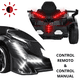 thumbnail image 2 of Montable Eléctrico para Niños Deportivo Lambo Luces Sonido Control Remoto Bluetooth Batería 12v - Negro, 2 of 8