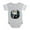 Heather Gray, variant on CafePress - Wolf Howling At The Full Mo - Cute Infant Baby Football Bodysuit
