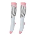 thumbnail image 3 of Marathon Riding Stretch Socks, Super Durability Elasticity Compression Stockings, Sports Running For Joggers Athletes Cycling Pink Blue S/M, 3 of 8