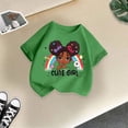 thumbnail image 4 of GDREDA Vêtements pour Filles, T-Shirt d'Été à Manches Courtes, Col Rond, Décontracté, Ample, Confortable, Vert, 8-10 Ans, 4 of 4