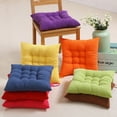 thumbnail image 2 of Nvzi Comfortable & Soft Seat Cushions Kitchen Dining Chair Pad with Ties (Large, Yellow), 2 of 5