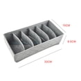 thumbnail image 2 of 3pcs Underwear Organizer Socks Bra Scarves Lingerie Storage Box Non-Woven Cloth Container Drawer Dividers, 2 of 8