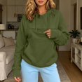 thumbnail image 4 of felwors Women's Oversized Pullover Pet Carrier Hoodie Cotton Blend Fleece Sweatshirt with Kangaroo Pocket Casual AG for Size S, 4 of 8