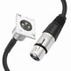 thumbnail image 4 of Cable XLR Tipo D (Paquete de 2), Conector Pasante, Macho A Hembra para Caja Escenario Premium, Panel Conexión y Montaje en Panel., 4 of 8