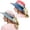 Multicolor, variant on 2 Pack Women Ponytail Summer Sun Hat UV Protection Wide Brim Foldable Safari Fishing Cap