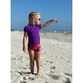 thumbnail image 4 of Girls UPF 50+ Printed Swim Boy Shorts | Electric Zebra, 4 of 4