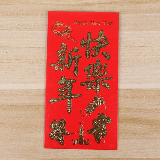 Redcolourful 6pcs Chinese Traditional Red Envelopes Red Packet Hong Bao Lucky Money For 2020 New Year Other