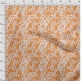 thumbnail image 4 of oneOone Cotton Flex Orange Fabric Dot Quilting Supplies Print Sewing Fabric By The Yard 40 Inch Wide, 4 of 5