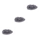 thumbnail image 5 of Bewildely 200 piezas cuentas redondas joyería encanto accesorios de bricolaje decoración colgante negro Type1 NO1, 5 of 6
