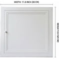 thumbnail image 3 of Laundry Chute Door 12x12in Flush Mount Aluminum Alloy Access Panel, 3 of 5