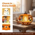 thumbnail image 6 of Glowing Pumpkin Ghost Bartender Halloween Decorations Indoor, Ghosts Halloween Lights for Table Decor, Vintage Halloween Party Decorations, 6 of 6