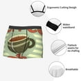 thumbnail image 3 of Yiaed Retro Cover For Coffee Print Men's Soft Cotton Boxer Shorts Breathable Boxers Underwear Moisture-Wicking Underwear Stretch Boxer Briefs for Man-XX-Large, 3 of 5