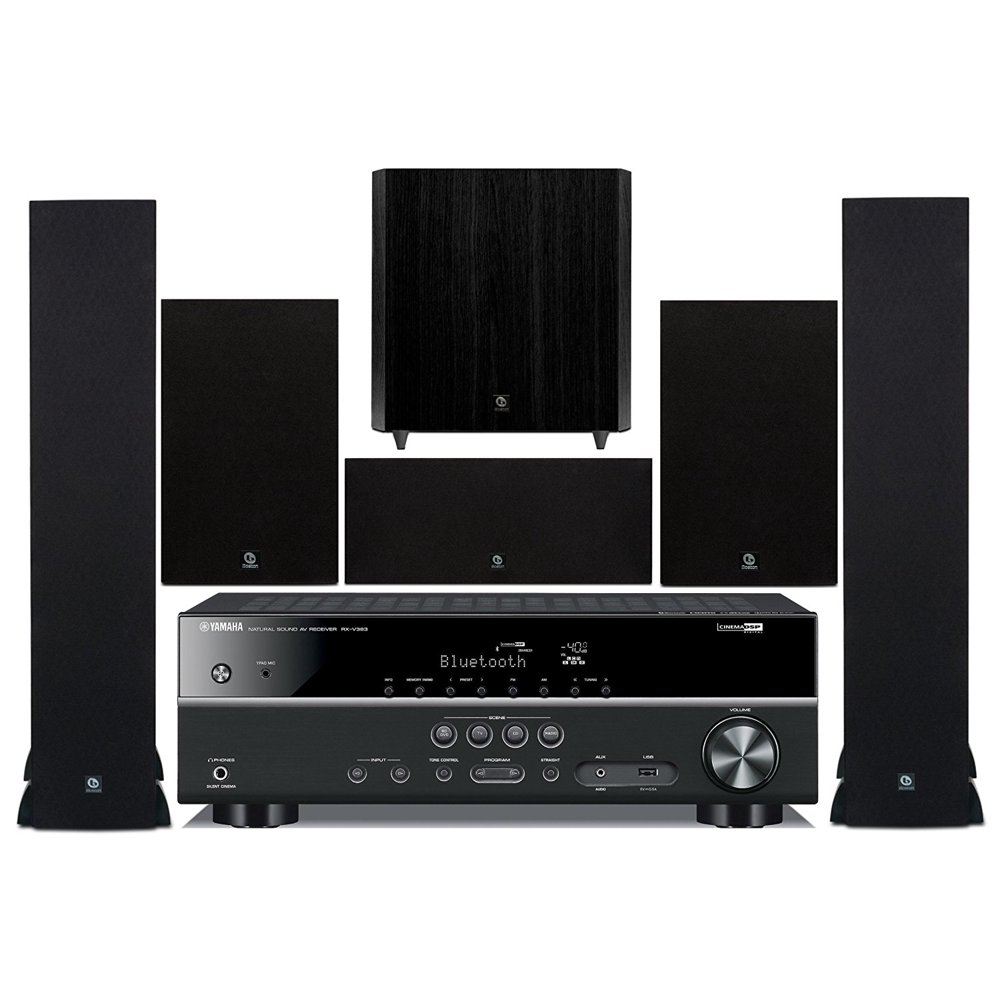 Yamaha 5.1Channel Wireless Bluetooth 4K 3D A/V Surround Sound