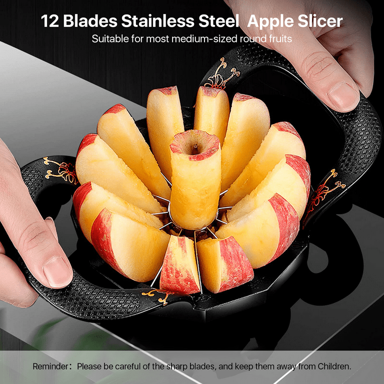 ARSUK Apple Slicer - 3 in 1 Corer Cutter and Peeler Divider with 8  Stainless Steel Blade - Core Remover Tool & Press Machine - Fruit Cut  Decore