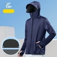 thumbnail image 6 of USNSM Men's Ice Silk Sun-Protective Clothing New Summer Style With UPF50+ Lightweight Breathable Loose-Fitting Outerwear Blue XL, 6 of 7