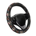 thumbnail image 6 of Uorisanigo Skull Print Steering Wheel Cover for Women Modern Car Steering Wheel Covers with Elastic Edge Warm Car Steering Wheel Protector for SUV Vehicle Thicken Car Accessories Gift for Holiday, 6 of 8