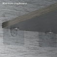 thumbnail image 3 of 6/12PCS Adhesive Shelf Support Pegs Punch-free Clear Cabinet Shelf Wall Hangers, 3 of 8