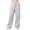 Heather Grey, variant on Sofra Women's Fleece Wide Leg Sweatpants with Pockets XL, Heather Grey