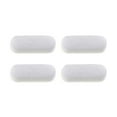 thumbnail image 1 of 4 Pieces Silicone Rubber Feet Housing Protective Cover for Xbox 360 Consoles, Anti-Slip Replacement Foot Pads, Durable Non-Scratch Grip Kit, Universal Compatibility (White/Black Set), 1 of 8