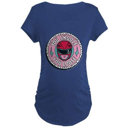 

CafePress - Power Rangers You Snooze Women s Maternity T Shirt - Maternity Dark T-Shirt