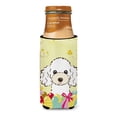 thumbnail image 3 of Caroline's Treasures BB1939MUK White Poodle Easter Egg Hunt Ultra Hugger for slim cans, Slim Can, multicolor, 3 of 3
