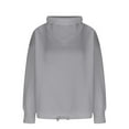 thumbnail image 5 of hotojiny Womens Sweatshirt Casual Long Sleeve Lightweight Turtleneck Sweatshirts Solid Color Loose Pullover Tops, 5 of 7