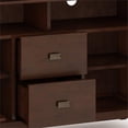 thumbnail image 6 of Pemberly Row SOLID WOOD 48 inch Wide Contemporary TV Media Stand in Russet Brown, 6 of 10