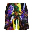 thumbnail image 4 of The Legend of Zelda Game Play Mens Board Shorts Summer Swim Trunks Quick Dry Beach Swimwear Bathing Suit Swim Shorts with Compression Liner And Pockets, 4 of 7